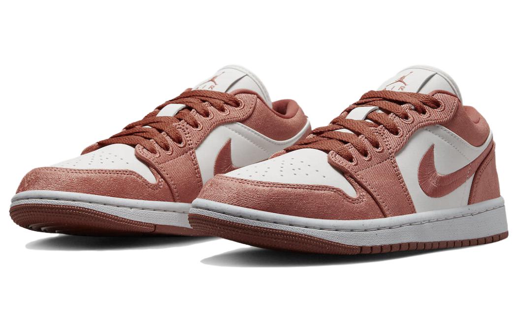 (WMNS) Air Jordan 1 Low SE Canvas \'Sky J Orange\'  FN3722-801 Classic Sneakers