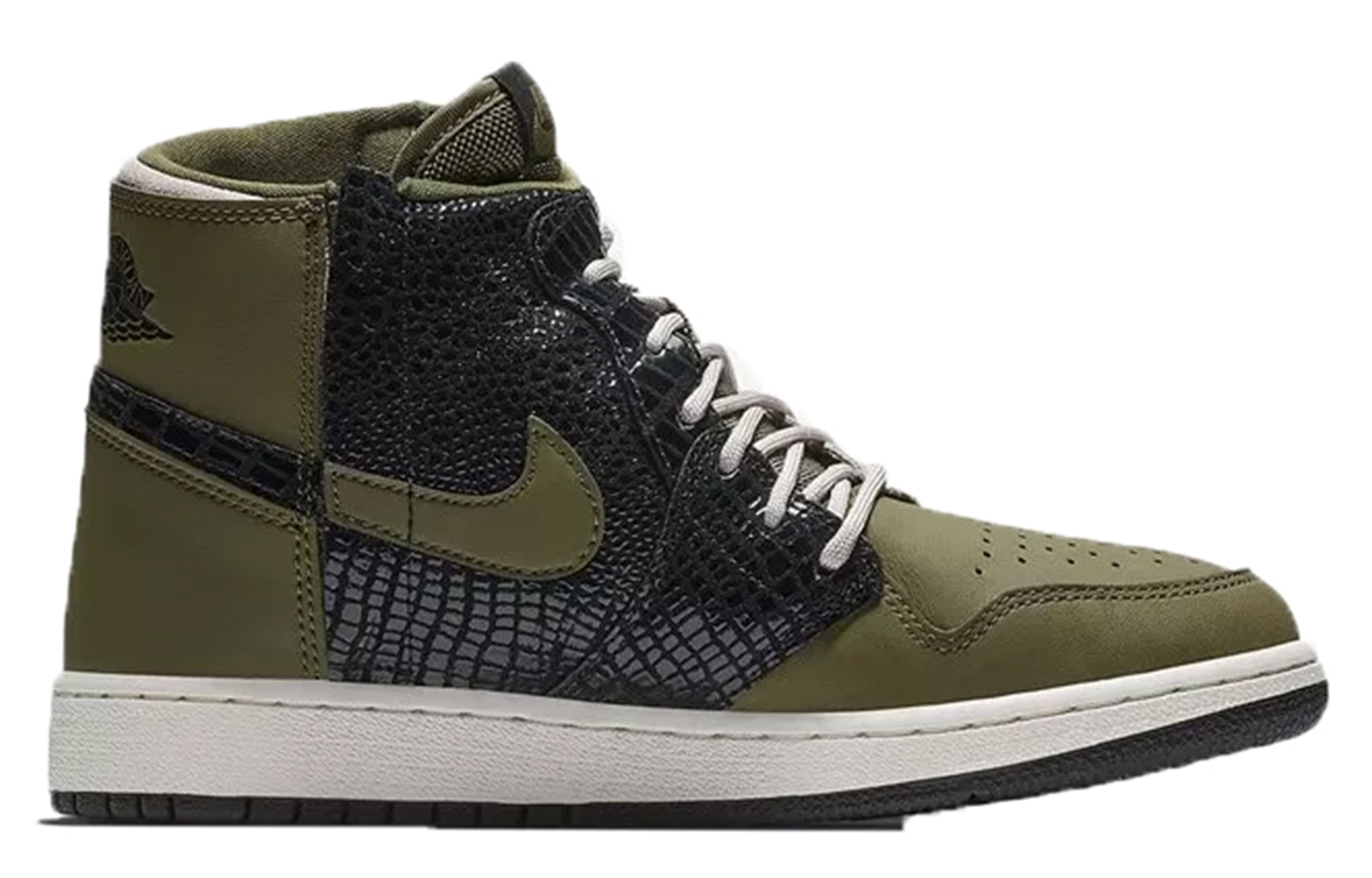 (WMNS) Air Jordan 1 Rebel XX \'Olive Canvas\'  AR5599-300 Classic Sneakers