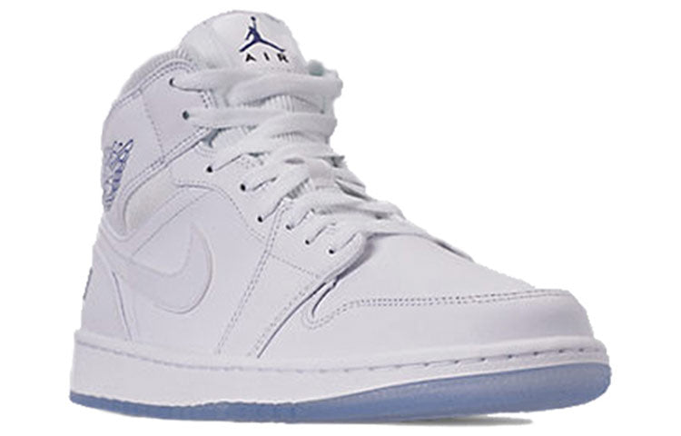 Air Jordan 1 Retro Mid \'White Concord\'  BQ6578-100 Vintage Sportswear