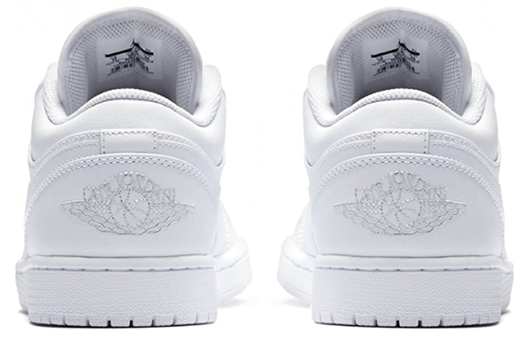 Air Jordan 1 Retro Low \'Triple White 2019\'  553558-109 Iconic Trainers