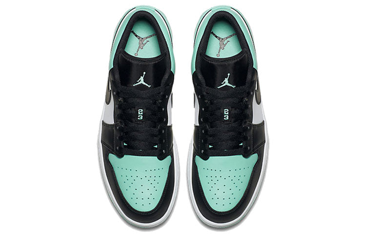 Air Jordan 1 Retro Low \'Emerald\'  553558-117 Iconic Trainers