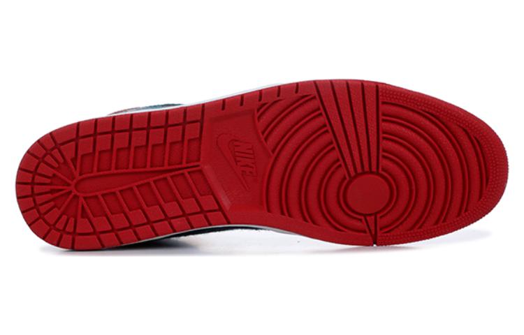 Air Jordan 1 Mid \'Gym Red Dark Sea\'  633206-608 Vintage Sportswear
