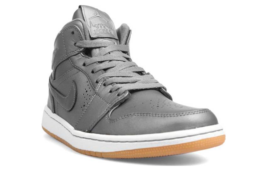 Air Jordan 1 Mid Nouveau \'Cool Grey\'  629151-007 Classic Sneakers