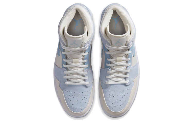 Air Jordan 1 Mid SE \'Sail Light Blue\'  DA4666-100 Epochal Sneaker