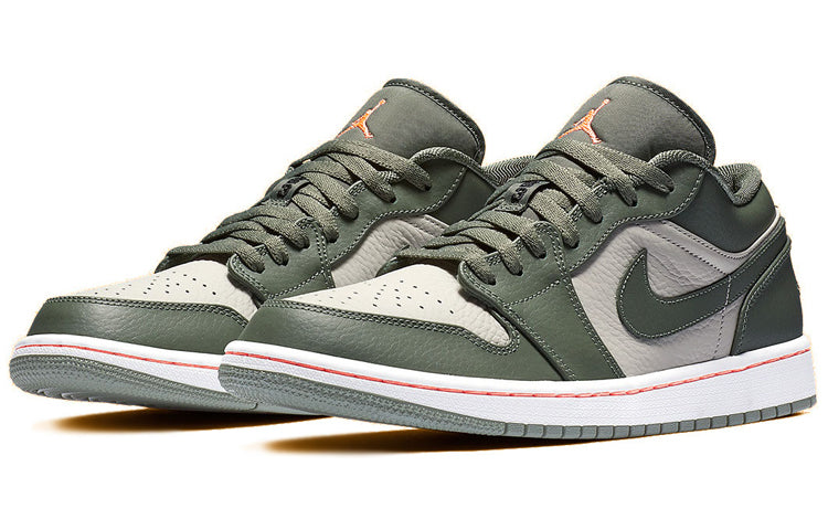 Air Jordan 1 Low \'Military Green\'  553558-121 Signature Shoe