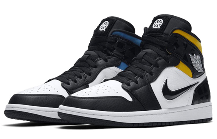 Air Jordan 1 Mid \'Quai 54\'  CJ9219-001 Epoch-Defining Shoes