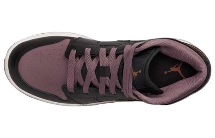 Air Jordan 1 Mid SE \'Black Sky J Mauve\'  FB9911-008 Signature Shoe