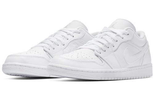 Air Jordan 1 Retro Low \'Triple White\'  553558-111 Classic Sneakers