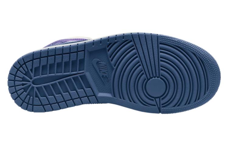 Air Jordan 1 Mid \'Purple White\'  BQ6472-504 Epochal Sneaker