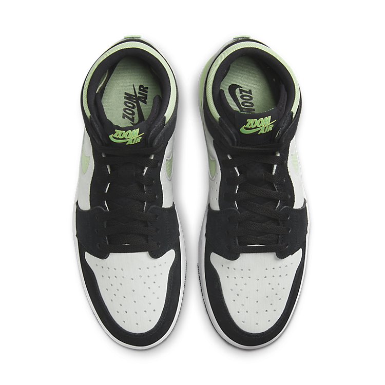 Air Jordan 1 Zoom CMFT 2 \'White Black Honeydew Vapor Green\'  DV1307-103 Antique Icons