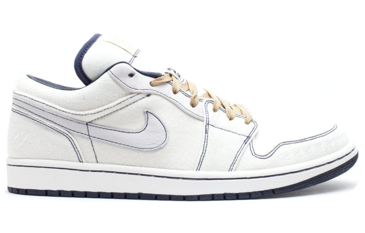 Air Jordan 1 Phat Low Canvas \'Derek Jeter\'  395669-102 Epoch-Defining Shoes