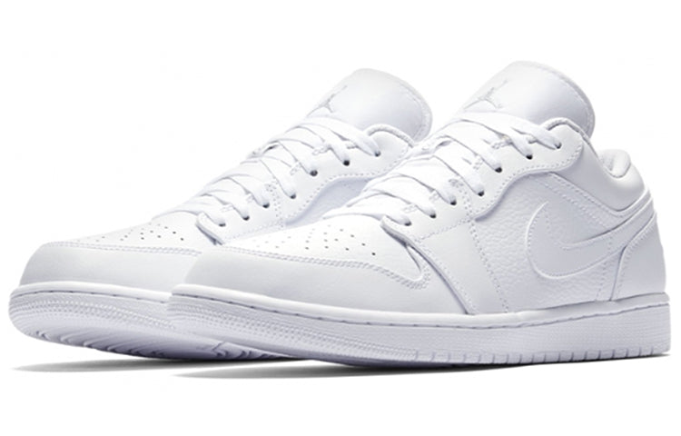 Air Jordan 1 Retro Low \'Triple White 2019\'  553558-109 Iconic Trainers