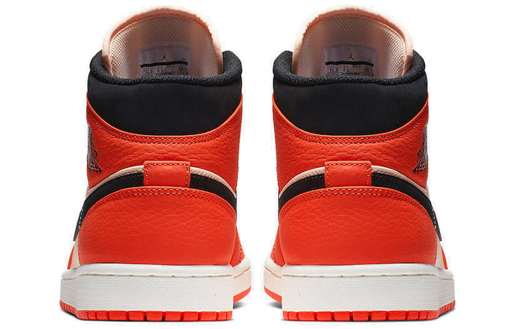 Air Jordan 1 Retro Mid SE \'Team Orange\'  852542-800 Cultural Kicks