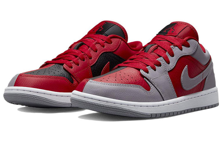 (WMNS) Air Jordan 1 Low SE \'Split - Gym Red Cement Grey\'  DR0502-600 Cultural Kicks