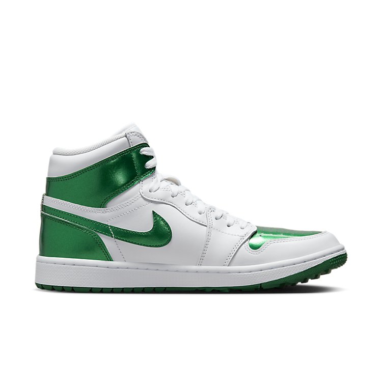 Air Jordan 1 Retro High Golf \'Metallic Green\'  DQ0660-130 Signature Shoe