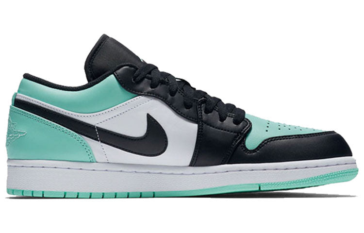 Air Jordan 1 Retro Low \'Emerald\'  553558-117 Iconic Trainers