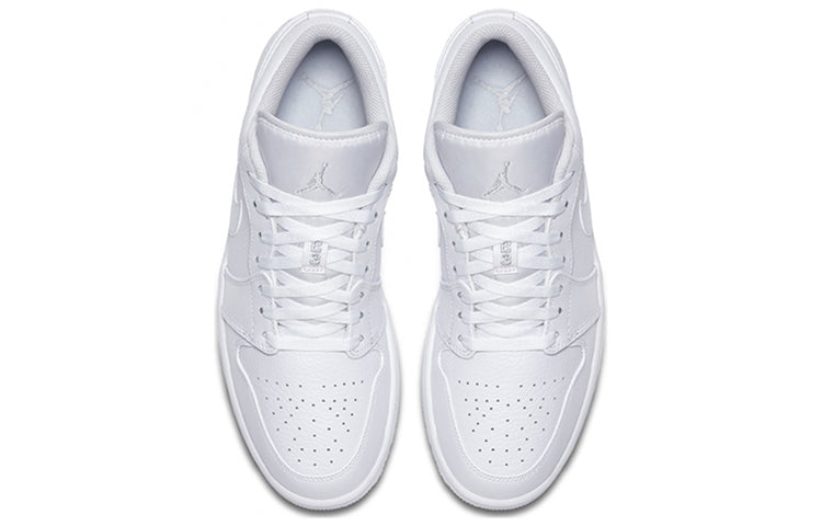 Air Jordan 1 Retro Low \'Triple White 2019\'  553558-109 Iconic Trainers