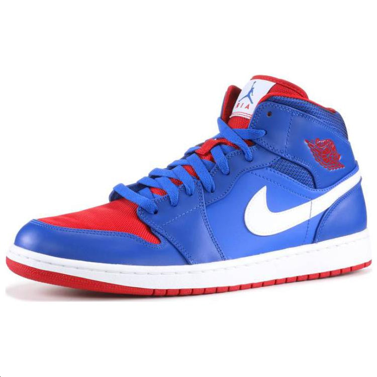 Air Jordan 1 Mid \'Detroit Pistons\'  554724-407 Vintage Sportswear