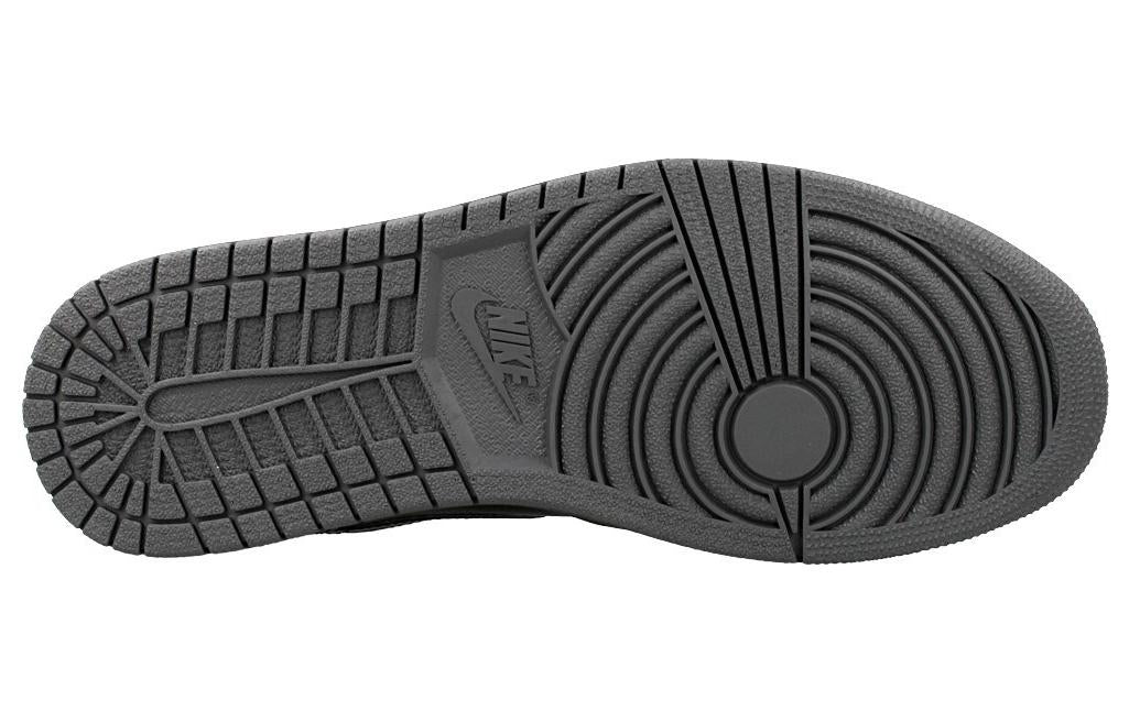 Air Jordan 1 Mid \'Black\'  554724-021 Signature Shoe