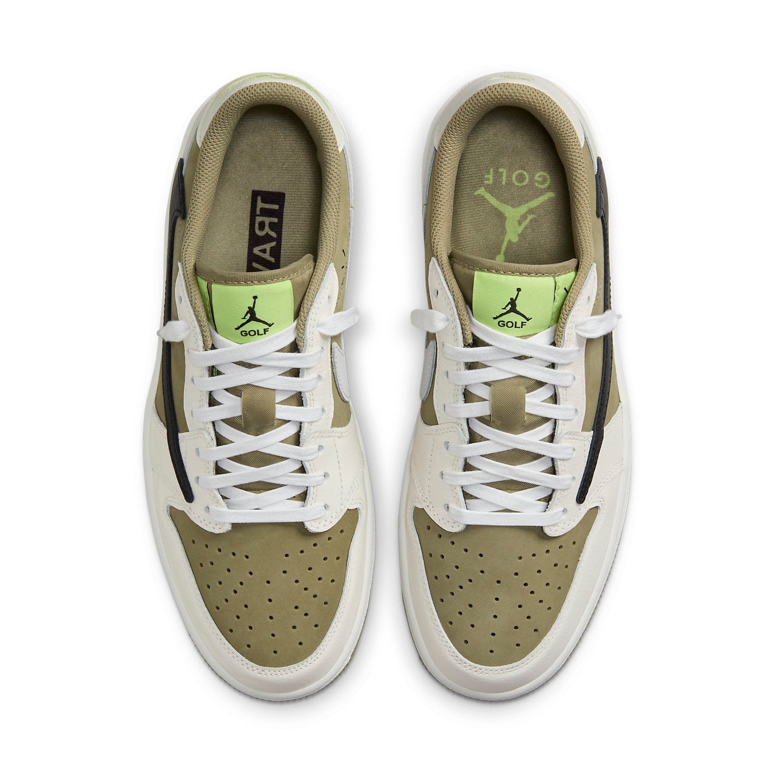 Air Jordan 1 Low Golf x Travis Scott 1 \'Olive\'  FZ3124-200 Epoch-Defining Shoes