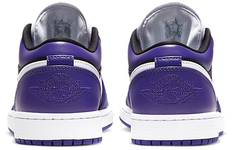 Air Jordan 1 Low \'Court Purple Black\'  553558-501 Epochal Sneaker