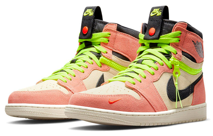 Air Jordan 1 High Switch \'Pink Volt\'  CW6576-800 Epochal Sneaker