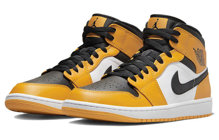 Air Jordan 1 Mid \'Reverse Yellow Toe\'  554724-701 Vintage Sportswear