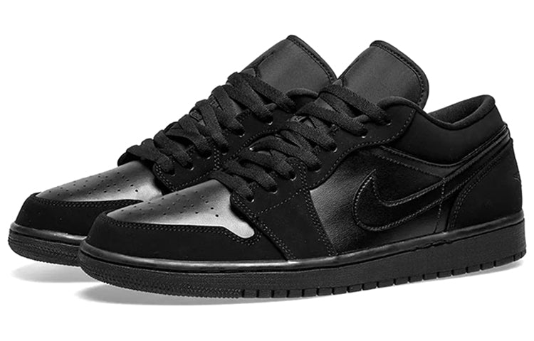 Air Jordan 1 Retro Low \'Triple Black\'  553558-025 Antique Icons