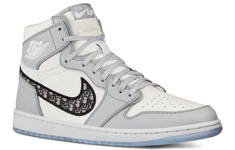 Dior x Air Jordan 1 High OG \'White Wolf  Grey\'  CN8607-002 Cultural Kicks