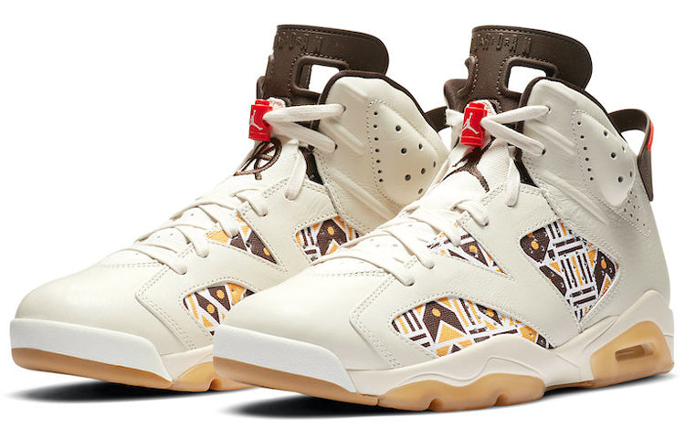 Air Jordan 6 Retro \'Quai 54 - Sail Gum\'  CZ4152-100 Epochal Sneaker