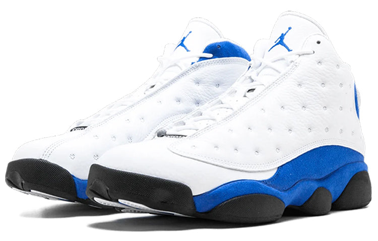 Air Jordan 13 Retro \'White Hyper Royal\'  414571-117 Signature Shoe