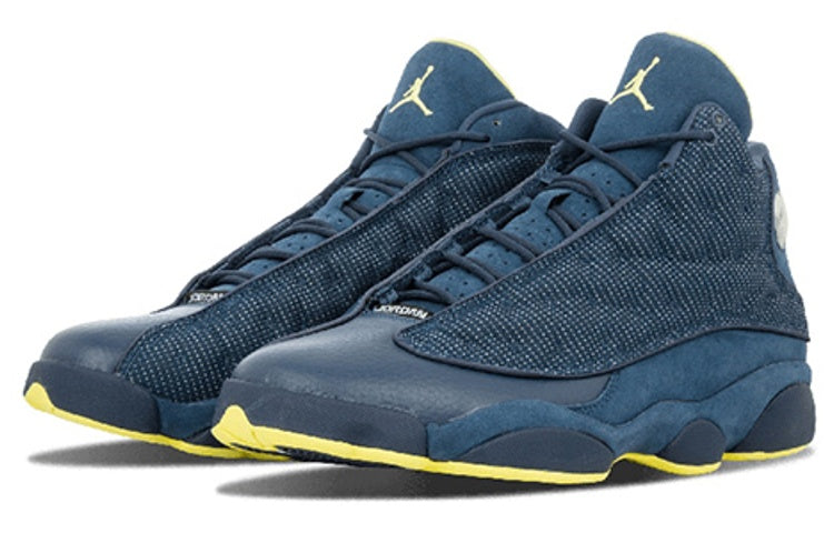 Air Jordan 13 Retro \'Squadron Blue\'  414571-405 Epochal Sneaker