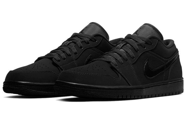 Air Jordan 1 Low \'Triple Black\'  553558-056 Classic Sneakers