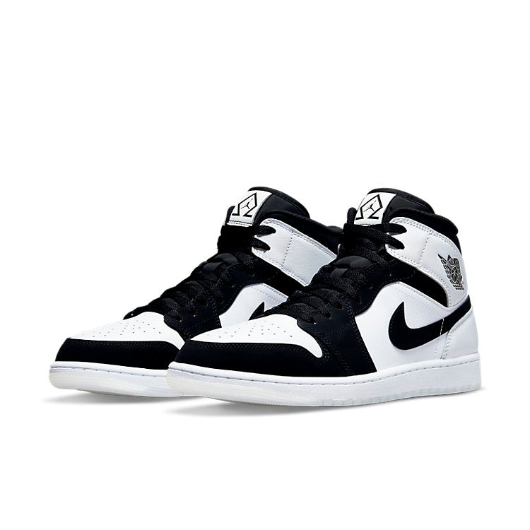 Air Jordan 1 Mid SE \'Diamond\'  DH6933-100 Signature Shoe