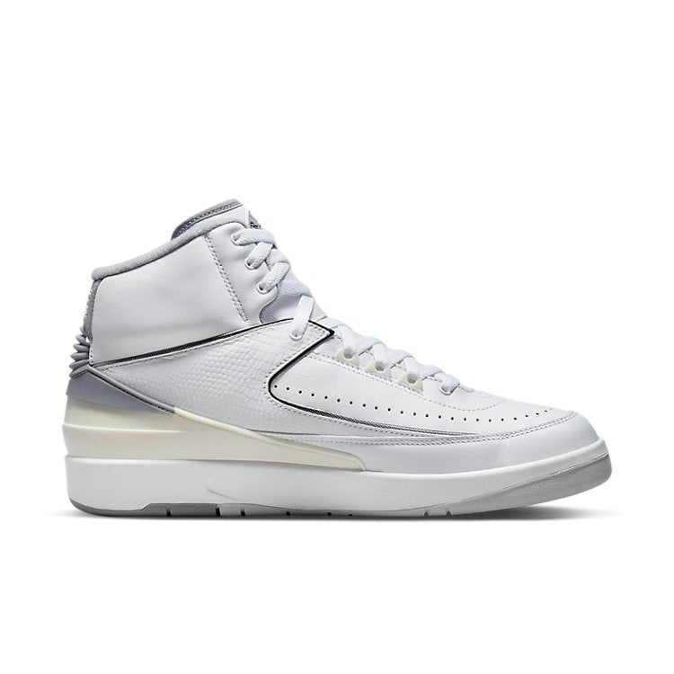 Air Jordan 2 Retro \'Cement Grey\'  DR8884-100 Signature Shoe