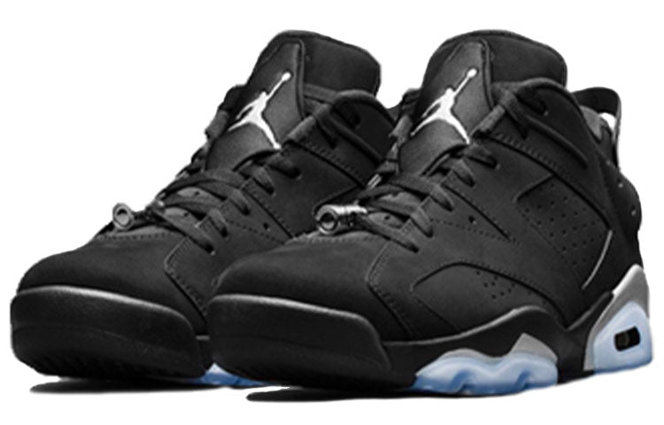 Air Jordan 6 Retro Low \'Chrome\'  304401-003 Signature Shoe