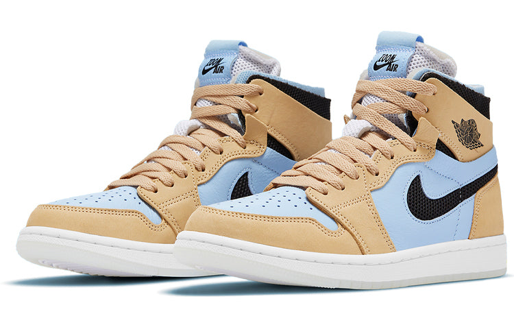 (WMNS) Air Jordan 1 High Zoom Comfort High \'Psychic Blue Sesame\'  CT0979-400 Antique Icons