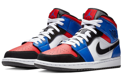 Air Jordan 1 Retro Mid \'Top 3\'  554724-124 Signature Shoe