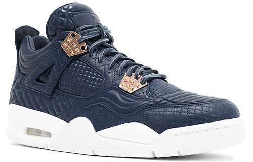 Air Jordan 4 Retro PRM \'Obsidian\'  819139-402 Epochal Sneaker