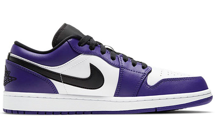 Air Jordan 1 Low \'Court Purple White\'  553558-500 Epoch-Defining Shoes