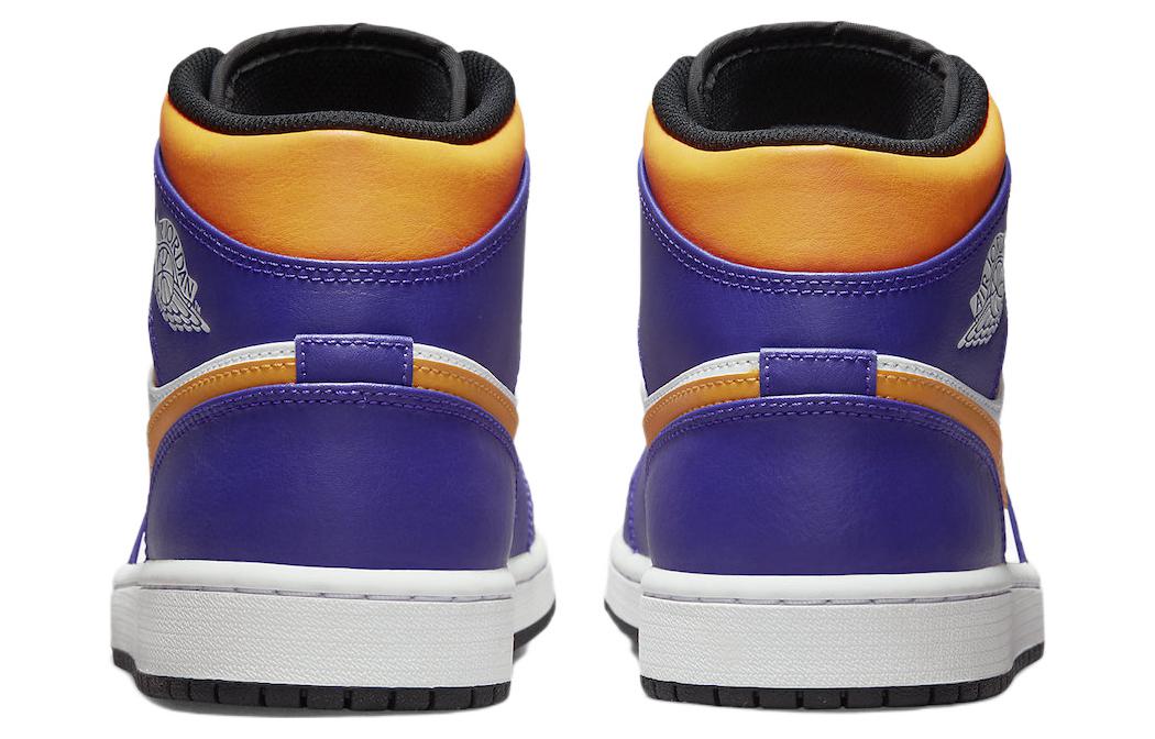 Air Jordan 1 Mid \'Lakers Purple\'  DQ8426-517 Signature Shoe