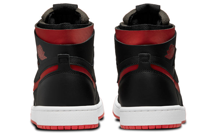 (WMNS) Air Jordan 1 High Zoom Comfort 'Black University Red' CT0979-006 Iconic Trainers - Click Image to Close