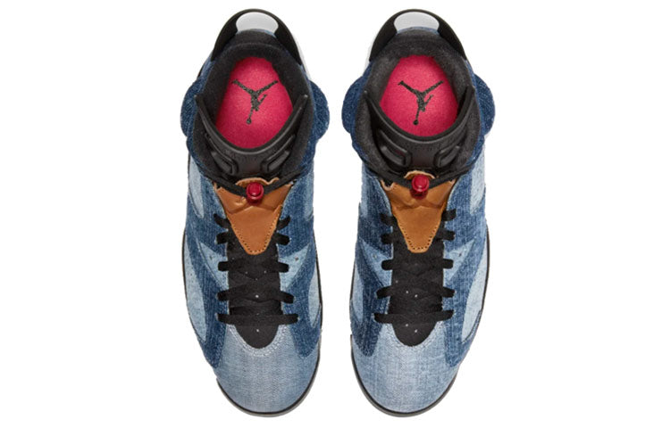 Air Jordan 6 Retro \'Washed Denim\'  CT5350-401 Epoch-Defining Shoes