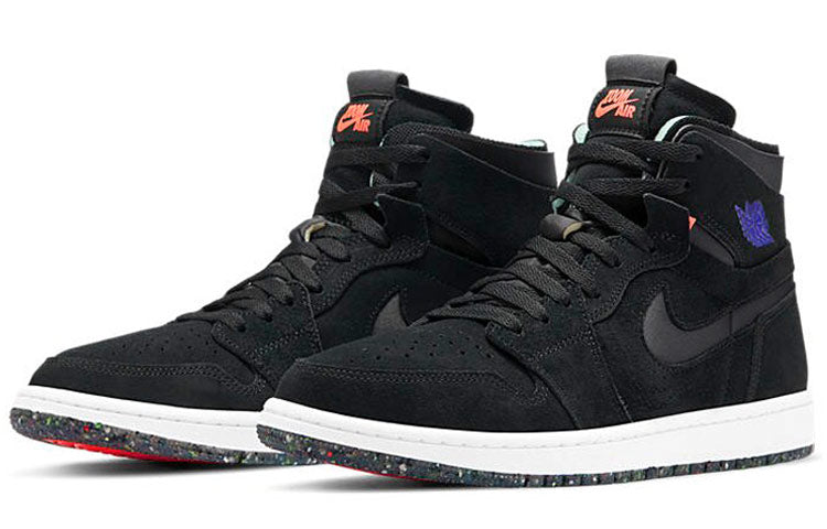 Air Jordan 1 High Zoom Comfort \'Court Black\'  CT0978-005 Vintage Sportswear