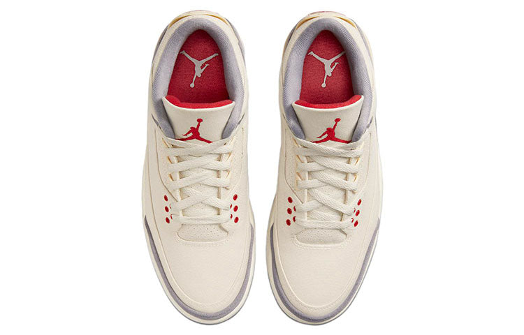 Air Jordan 3 Retro SE \'Muslin\'  DH7139-100 Classic Sneakers