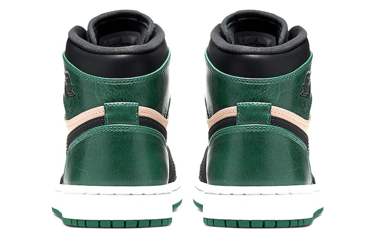 (WMNS) Air Jordan 1 High Premium 'Mystic Green' AH7389-203 Classic Sneakers - Click Image to Close