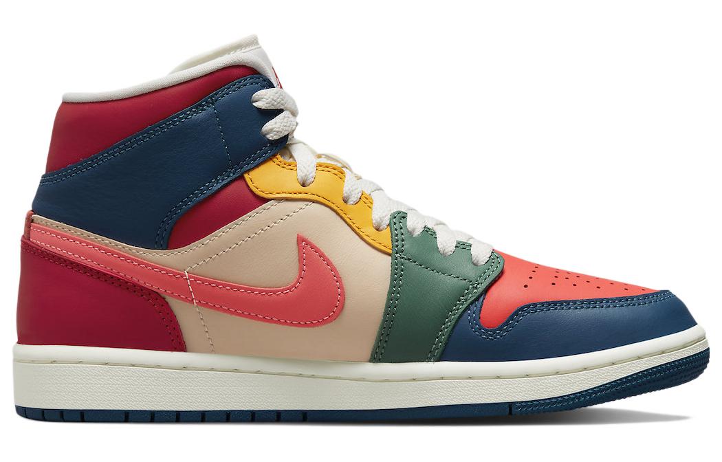 (WMNS) Air Jordan 1 Mid SE \'Multi-Color 2022\'  DN3738-400 Cultural Kicks