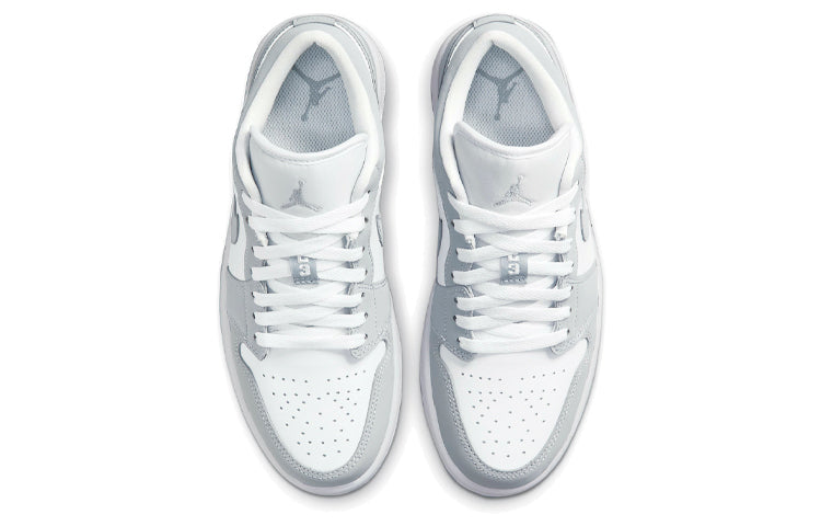 (WMNS) Air Jordan 1 Low \'White Wolf Grey\'  DC0774-105 Vintage Sportswear