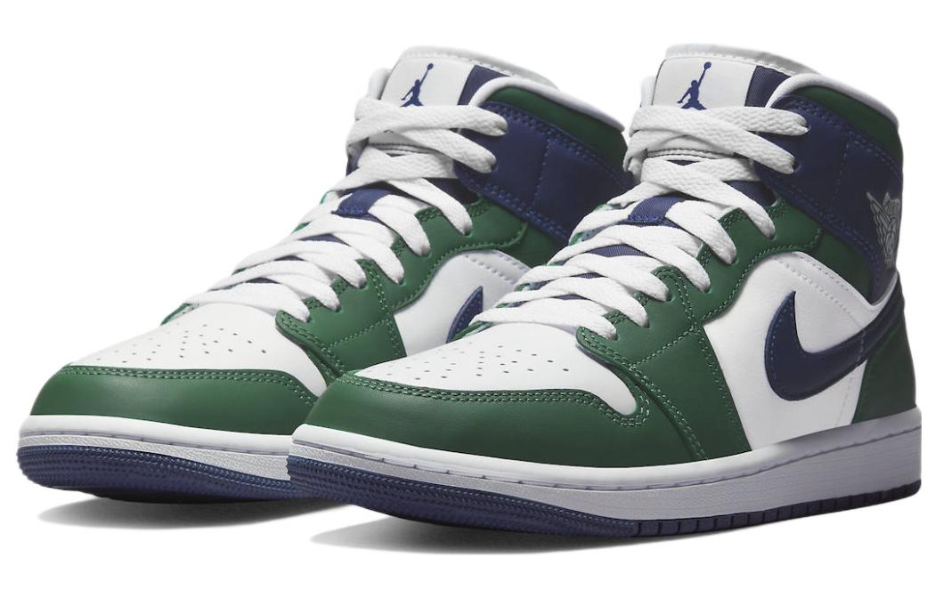 (WMNS) Air Jordan 1 Mid SE \'Noble Green\'  DZ5326-300 Epochal Sneaker