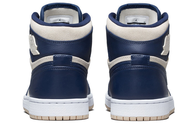 (WMNS) Air Jordan 1 High \'Navy Cream\'  AQ9131-401 Classic Sneakers